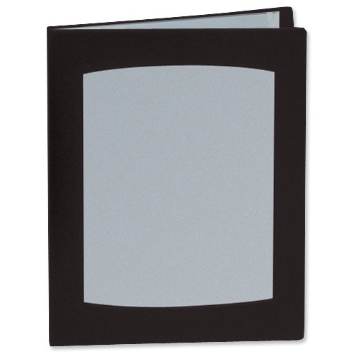 Rexel Clearview Display Book 24 Pockets Black 10320BK
