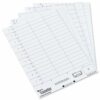 Rexel Crystalfile Classic Card Inserts White 78050 - Pack 50