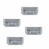 Rexel Crystalfile Classic Tabs Clear 78020 - Pack 50