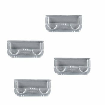 Rexel Crystalfile Classic Tabs Clear 78020 - Pack 50