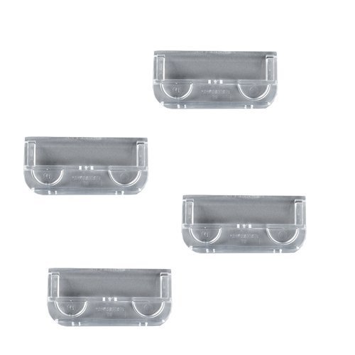 Rexel Crystalfile Classic Tabs Clear 78020 - Pack 50
