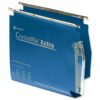 Rexel Crystalfile Extra 275 Lateral 30mm Blue Files 70642 - Pack 25