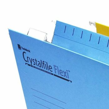 Rexel Crystalfile Flexi Files Card Inserts White 3000058 - Pack 50