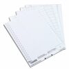 Rexel Crystalfile Lateral 330 Card Inserts White 70676 - Pack 25