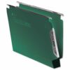 Rexel Crystalfile Lateral 330 Files 50mm Green 70672 - Pack 25