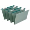Rexel Crystalfile Linked Files Foolscap Green 78650 - Pack 50