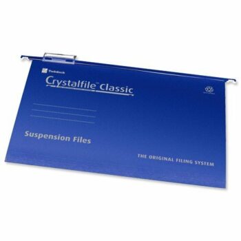 Rexel Crystalfile Suspension Files A4 Blue 78160 - Pack 50