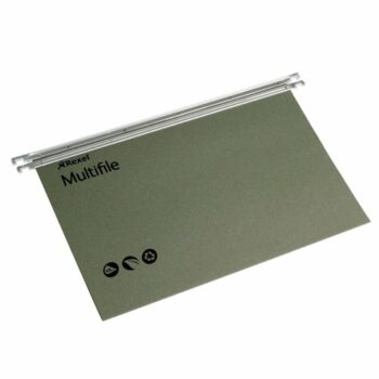 Rexel MultiFile Suspension Files Foolscap Green 78008 - Pack 50
