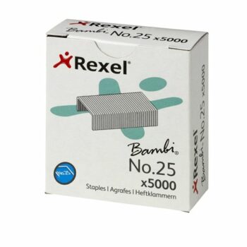 Rexel No.25 Staples (25/4) 4mm 05025 - Pack 5000