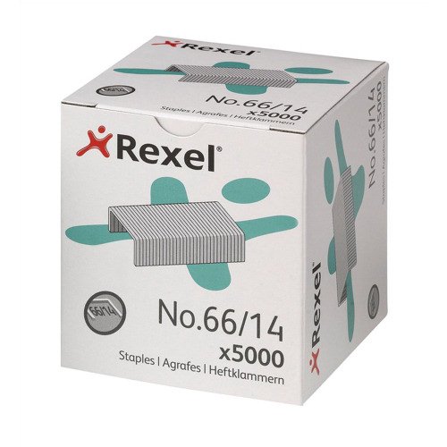 Rexel No.66/14 Staples (66/14) 14mm 06075 - Pack 5000