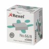 Rexel No.66/8 Staples (66/8) 8mm 06065 - Pack 5000