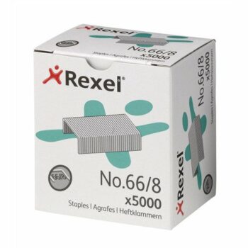 Rexel No.66/8 Staples (66/8) 8mm 06065 - Pack 5000