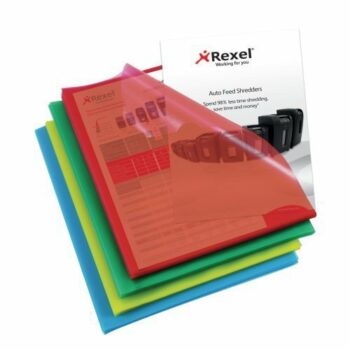 Rexel Nyrex Cut Flush Folders Assorted A4 12216AS - Pack 100