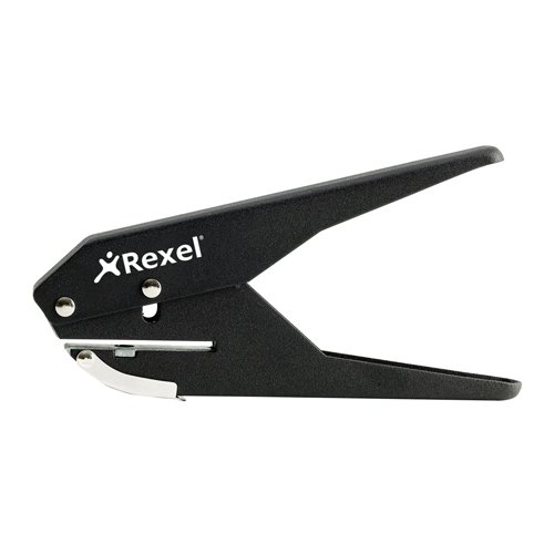 Rexel S120 1-Hole Punch Black 20120041 - 20 Sheets