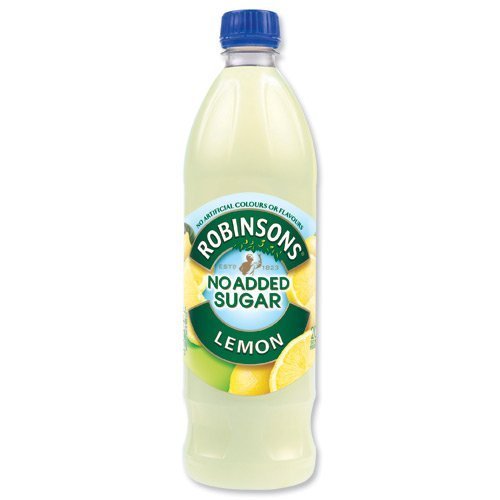 Robinsons Squash No Added Sugar 1 Litre Lemon - Pack 12