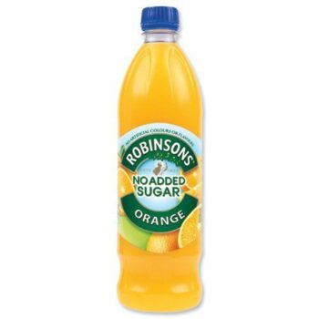 Robinsons Squash No Added Sugar 1 Litre Orange - Pack 12