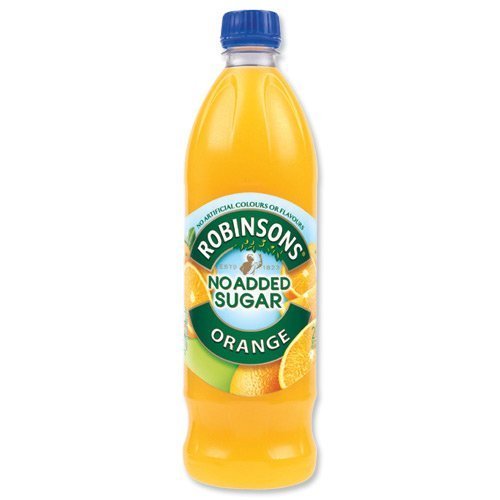 Robinsons Squash No Added Sugar 1 Litre Orange - Pack 12