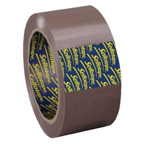 Sellotape Buff Parcel Plus Tape 50mmx66m 1445172 - Pack 6