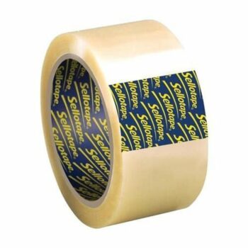 Sellotape Clear Parcel Plus Tape 50mmx66m 1445171 - Pack 6