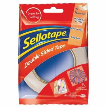 Sellotape Double Sided Tape 25mmx33m Roll 1447052 - Pack 6