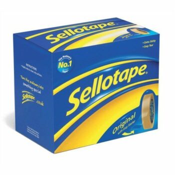 Sellotape Original Golden Tape 48mmx66m Roll 1443304 - Pack 6