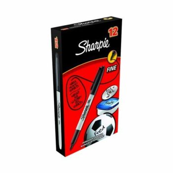 Sharpie Fine Tip Permanent Marker Black S0810930 - Pack 12