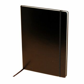 Silvine Executive Soft Feel Notebook Ruled 160pp A4 Black 198BK