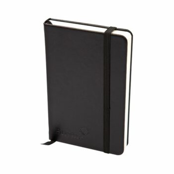 Silvine Executive Soft Feel Notebook Ruled 160pp A5 Black 197BK