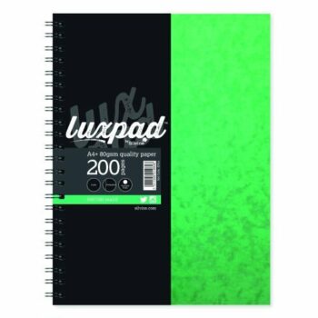 Silvine Luxpad Hardback Wire Notebook Ruled Perforated A4 SPA4 - Pack 6