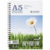 Silvine Notebook Carbon Neutral Perf Wire Punched 2 Holes 120pp A5 R303 - Pack 5