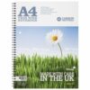 Silvine Notebook Carbon Neutral Perf Wire Punched 4 Holes 120pp A4 R302 - Pack 5