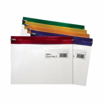 Snopake Zippa Bag S Classic A4 Assorted 12796 - Pack 25