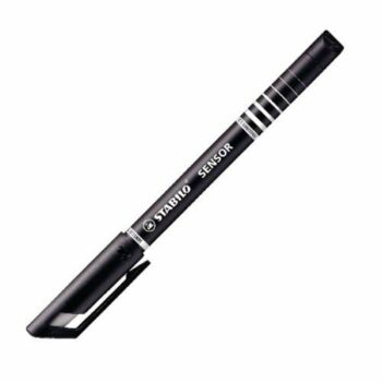 STABILO Sensor 189 Fineliner Pen Black 189/46 - Pack 10