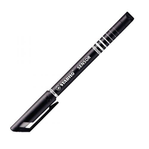 STABILO Sensor 189 Fineliner Pen Black 189/46 - Pack 10