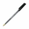 STAEDTLER 430 Stick Ballpoint Pen Medium Black 430M-9 - Pack 10