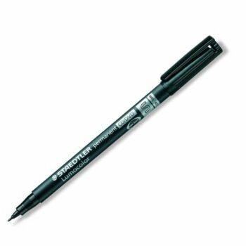 STAEDTLER Lumocolor CD/DVD Marker Pens Black 310CDS9 - Pack 10