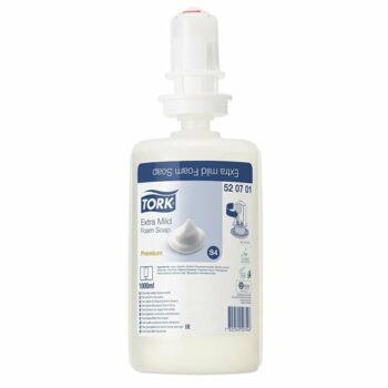 Tork S4 Extra Mild Foam Soap 1 Litre 520701 - Pack 6