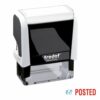 Trodat Office Printy Stamp Self-inking 'POSTED' Red and Blue 43342