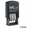 Trodat Printy 4810 Budget Mini Self Inking Dater Stamp Black 70169