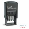 Trodat Printy 4850/L2 Dater Stamp 'PAID' Blue/Red 76373