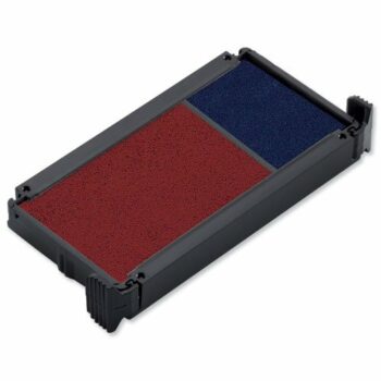 Trodat Replacement Ink Pad 649122 Red/Blue 83541 - Pack 2