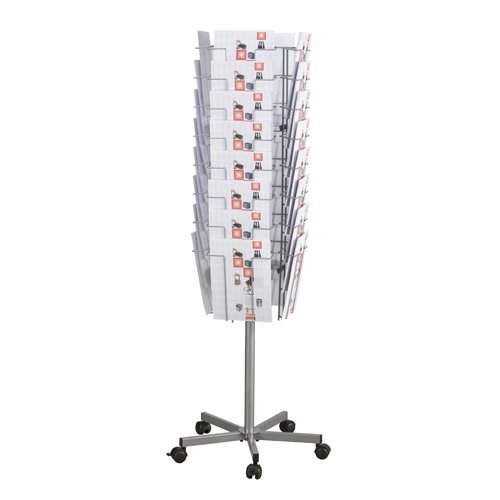 Twinco Literature Display Revolving Floor Stand 32 A4 Compartments TW51308