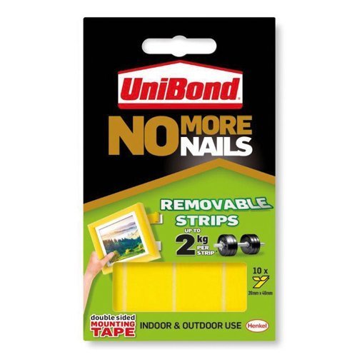 Unibond No More Nails Strip Removable 781739