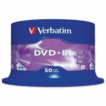 Verbatim DVD+R 16x Spindle - Pack 50 43550