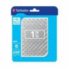 Verbatim Store n Go Portable Hard Drive 1TB Silver 53197
