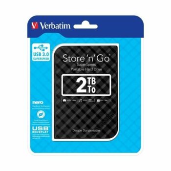 Verbatim Store n Go Portable Hard Drive 2TB Black 53195