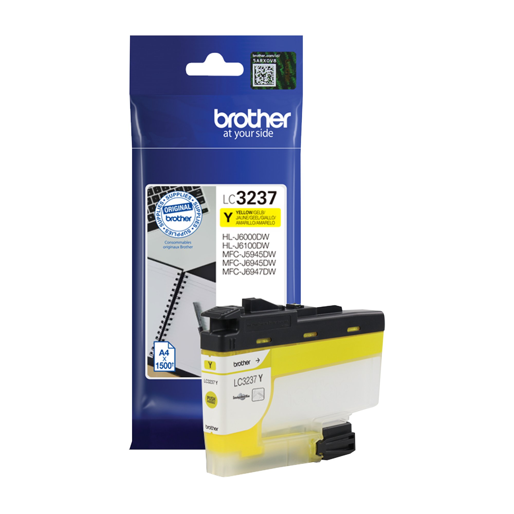 Brother Inkjet Cartridge Yellow LC-3237Y LC3237Y