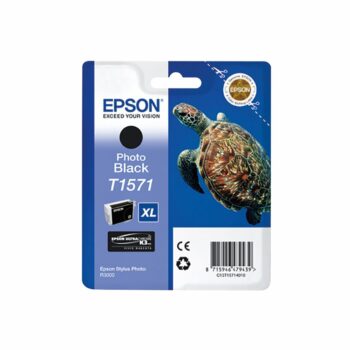 Epson Inkjet Cartridge Photo Black T1571 C13T157140 Turtle