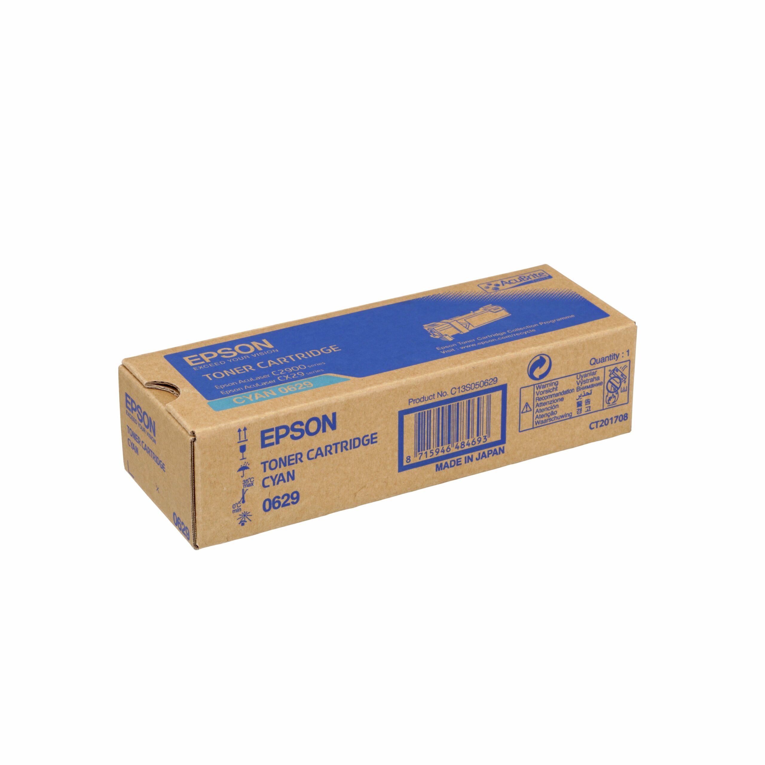 Epson Laser Toner Cartridge Cyan C13S050629