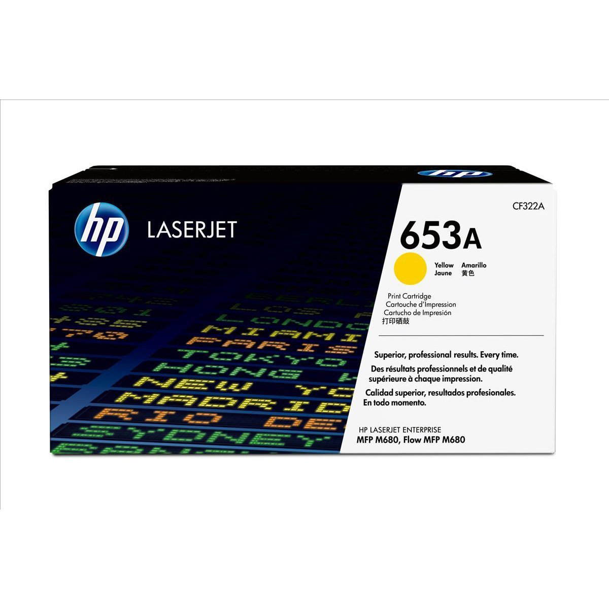 Hewlett Packard - HP Laser Toner Cartridge Yellow 653A CF322A